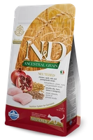 Farmina N&D Ancestral Grain feline CHICKEN & POMEGRANATE NEUTERED 5kg/Opakowanie uszkodzone (9463) !!!