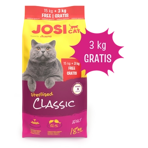 JOSERA JosiCat Classic Sterilised 15+3kg