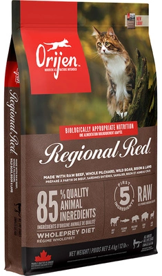 ORIJEN Regional Red Cat 5kg  \ Opakowanie uszkodzone (5575) !!!