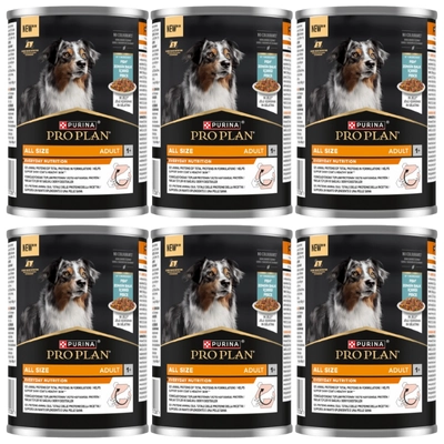 PRO PLAN Everyday Nutrition Adult Karma dla psów bogata w rybę w galaretce 6x400g