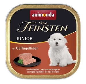 ANIMONDA Dog Vom Feinsten Junior smak: wątróbka drobiowa 150g
