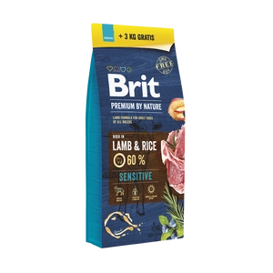 BRIT Premium By Nature Sensitive Lamb 16,8 kg opakowanie uszkodzone (4162)