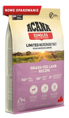 ACANA Singles Grass-Fed Lamb 6kg / Opakowanie uszkodzone (6823) !!!