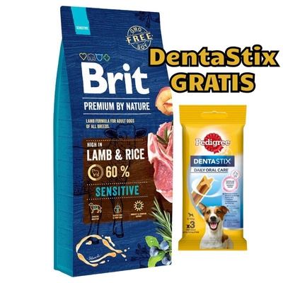 BRIT Premium By Nature Sensitive Lamb 15kg