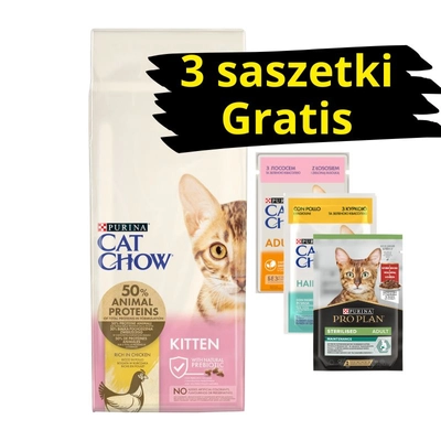PURINA Cat Chow Kitten Karma bogata w kurczaka 15kg