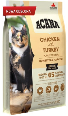 ACANA Homestead Harvest Cat 4,5kg / Opakowanie uszkodzone (427) !!!