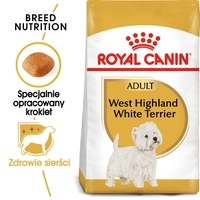 ROYAL CANIN West Highland White Terrier Adult 1,5kg karma sucha dla psów dorosłych rasy west highland white terrier /Opakowanie uszkodzone (6587) !!!