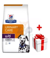 HILL'S PD Prescription Diet Canine u/d Urinary Care 10kg + niespodzianka dla psa GRATIS!