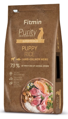 Fitmin purity puppy rice lamb&salmon 2kg