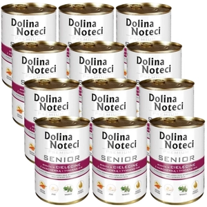 Dolina Noteci PREMIUM Senior bogata w cielecinę, marchew i tymianek 12x400g