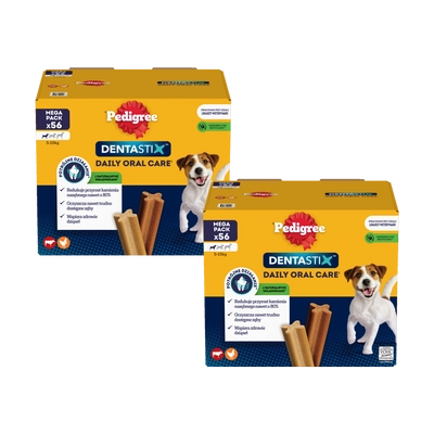 PEDIGREE Dentastix przysmaki dentystyczne dla psa małe rasy 2x56 szt
