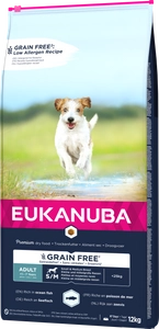 EUKANUBA Adult Small&Medium Grain Free 12kg\ Opakowanie uszkodzone (1832) !!!