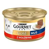 Purina Gourmet Gold mus z wołowiną 85g