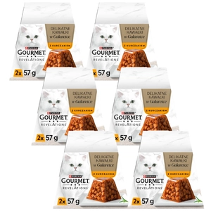 GOURMET Revelations Delikatne Kawałki w Galaretce z Kurczakiem 6x(2x57g)