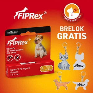 VET-AGRO Fiprex 75 S 1ml + Brelok GRATIS!