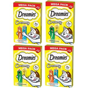DREAMIES Creamy Mix Smaków 4x(12x10g)