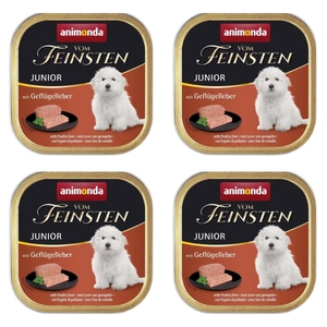 ANIMONDA Dog Vom Feinsten Junior smak: wątróbka drobiowa 22x150g