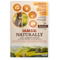 IAMS - Naturally z Kurczakiem i Jagnięciną nowozelandzką w sosie 85g