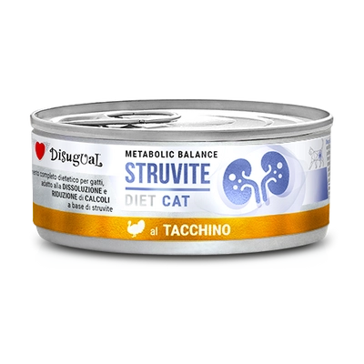 Disugual Karma mokra dla kota Weterynaryjna STRUVITE Indyk (dorosły) 85g