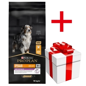 Purina Pro Plan Medium & Large Adult 7+ Optiage 14kg  niespodzianka dla psa GRATIS!