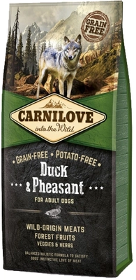 Carnilove Duck & Pheasant for Adult 1,5kg /Opakowanie uszkodzone (3507) !!! 