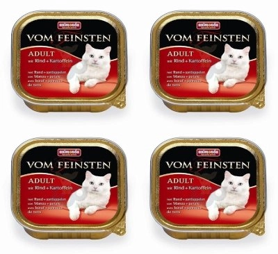 ANIMONDA Vom Feinsten Adult Cat smak: z wołowina i ziemniakami 32x100g