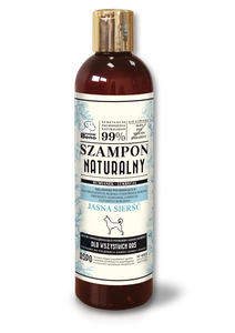 SUPER BENO Szampon naturalny dla psa jasna sierść 300ml