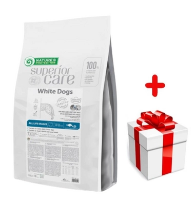 Nature's Protection Superior Care White Dog White Fish All Sizes and Life Stages 10kg + niespodzianka dla psa GRATIS! 