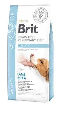 Brit GF veterinary diets dog Obesity 2 kg / Opakowanie uszkodzone (1215) !!!
