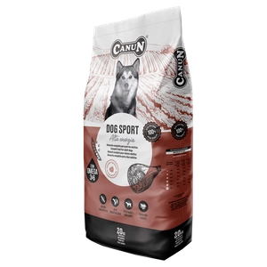 Canun Dog Sport 19,5kg z wołowiną karma dla psów energicznych i sportowych (40% mięsa)/Opakowanie uszkodzone (2514) !!!
