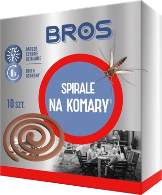 BROS - spirale na komary 10szt