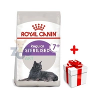 ROYAL CANIN  Sterilised +7 400g karma sucha dla kotów dorosłych, od 7 do 12 roku życia życia, sterylizowanych + niespodzianka dla kota GRATIS!