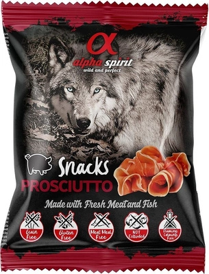 ALPHA SPIRIT Przysmak Prosciutto Snacks z wieprzowiną 50g 