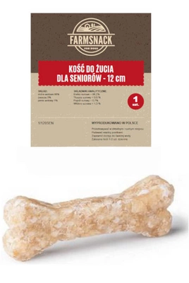 FarmSnack Kość do żucia dla seniorów 12cm