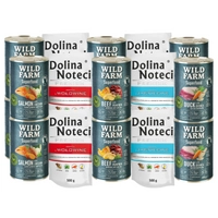Dolina Noteci 8x500g + WILD FARM Superfood 12x400g Mix Smaków 