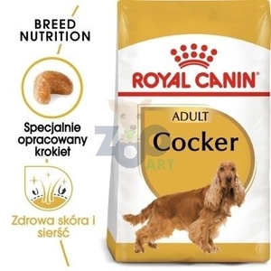 ROYAL CANIN Cocker Spaniel Adult 11,8kg karma sucha dla psów dorosłych rasy cocker spaniel \ Opakowanie uszkodzone (1004) !!!
