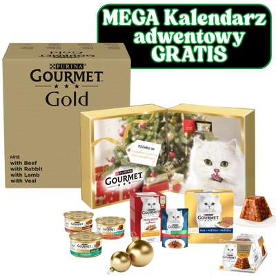 Purina Gourmet Gold Mus mix 96x85g (wołowina, królik, jagnięcina, cielęcina)