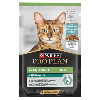 Purina Pro Plan Sterilised z rybą oceaniczną dla kota 85g