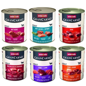 ANIMONDA Grancarno Adult Dog Mix Smaków 6x800g