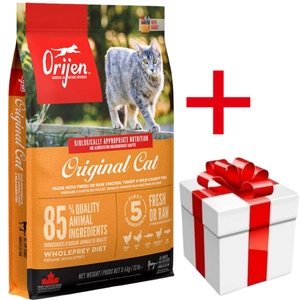 ORIJEN Original Cat 17kg+ niespodzianka dla kota GRATIS!