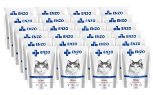 ENZO VET Renal z wołowiną w galaretce dla kotów 24x100g