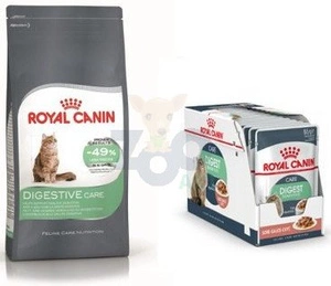 ROYAL CANIN Digestive Care 10kg + saszetka 12x85g (Sos) Digest Sensitive