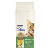 PURINA Cat Chow Sterilised Karma bogata w kurczaka 15kg /Opakowanie uszkodzone (6395) !!!