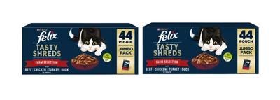 Felix Tasty Shreds w sosie MIX MIĘSNY saszetka 88x85g