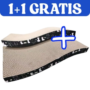 Kartonowy drapak dla kota fala