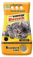SUPER BENEK Żwirek Naturalny 10l 6,6kg (opakowanie żółte)  /Opakowanie uszkodzone (5356)