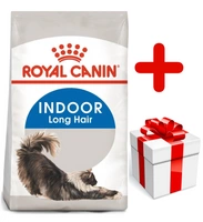 ROYAL CANIN  Indoor Long Hair 10kg karma sucha dla kotów dorosłych, długowłose, przebywających wyłącznie w domu  + niespodzianka dla kota GRATIS!