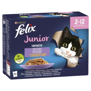 FELIX Fantastic Junior w galaretce 12x85g