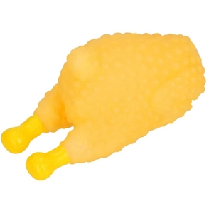 NUXIE® Kurczak gumowy piszczący zabawka dla psa gryzak 13,5cm