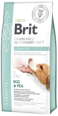 Brit GF veterinary diets dog Struvite 12 kg / Opakowanie uszkodzone (2335)